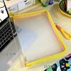 Transparent File Folder Bag Multifunctional File Pocket Durable Transparent Zipper Pouch  Students