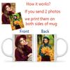 DIY Your Photo Mug,  Name  Text Cup,ize Coffee Mugs, Tea Cups, Mothers Fathers day, Christmas New Year Best Gift