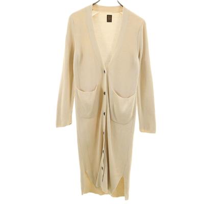 BATONER made in Japan Langarm langer Strick-Cardigan 1 beige Damen Gebraucht