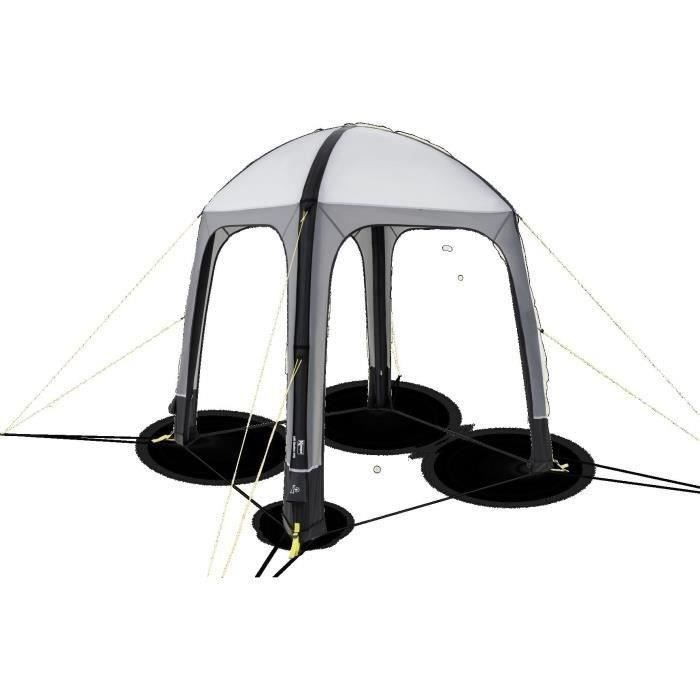 Inflatable Shelter - KAMPA - AIR Shleter 200 - 2 X 2 M - Grey and Black