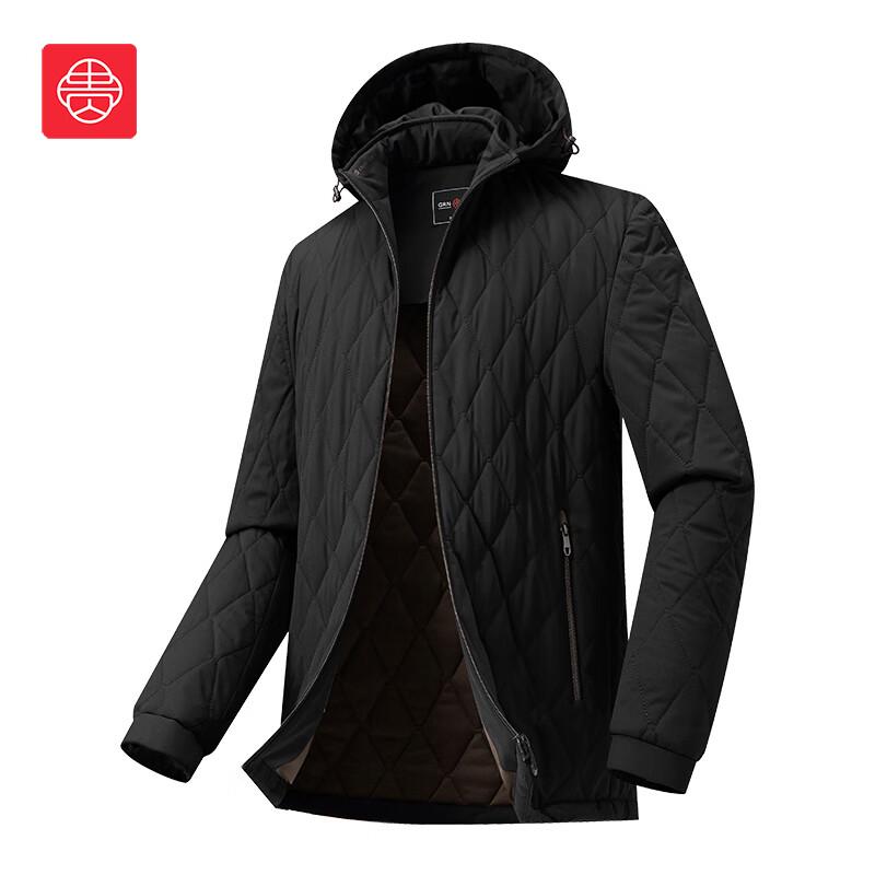 

Мужская зимняя теплая стеганая куртка с капюшоном Guirenniao L