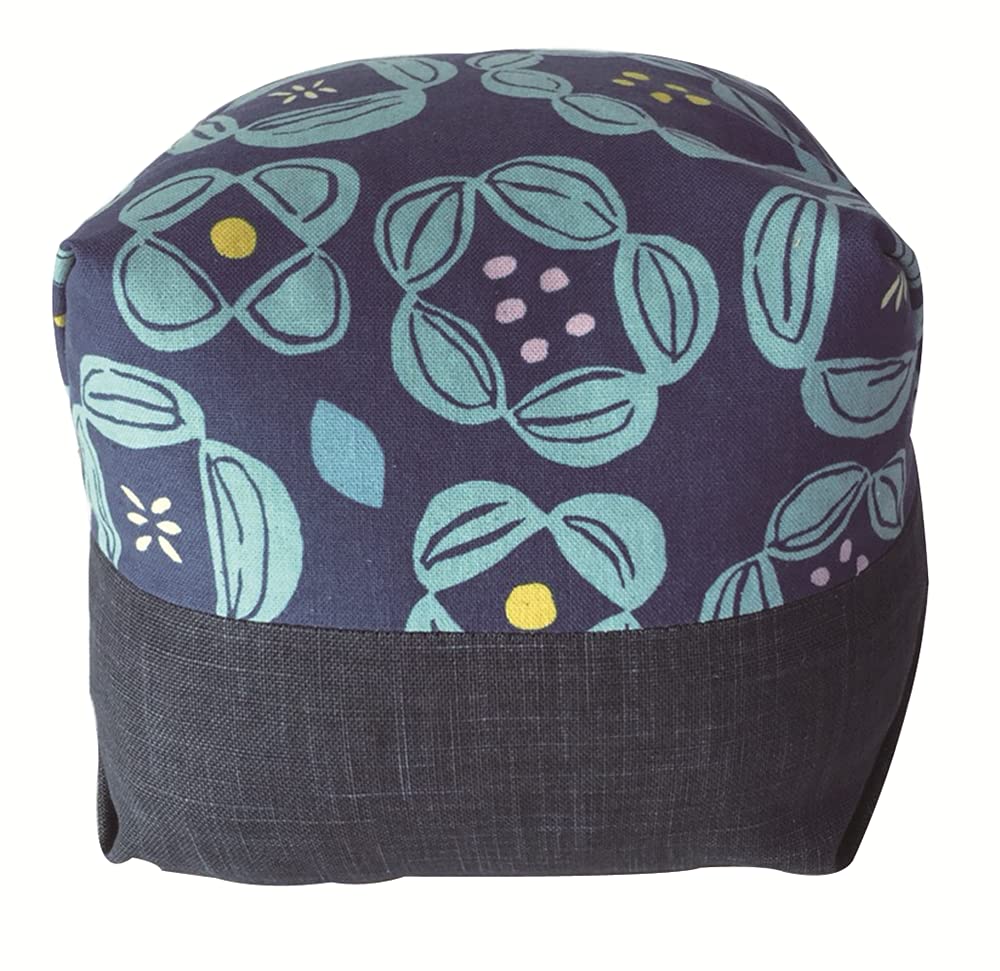 

Koji Company Irregular Yarn TV Pillow, Thick Flower NV, Made in Japan, 100% Cotton