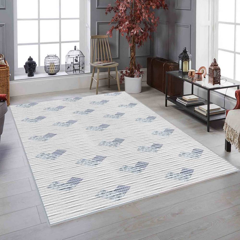 

Mosimoso Home H252 Digital Printed Dot Sole Carpet 50x80 cm белый