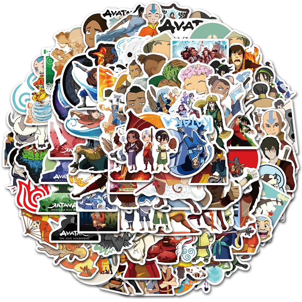 Japanese 100pcs Anime Collection Graffiti Stickers For Notebooks Laptops