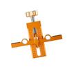 Cabinet Door Mounting Jig Aluminium Alloy Installation Positioner with 6 8 10mm Drill Bits Woodworking Multi Functional   Position Tool