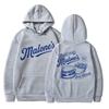 Off Campus Malone's Burger Graphic Hoodie Men Women Fashion Vintage Harajuku Long Sleeve Oversized Tracksuit