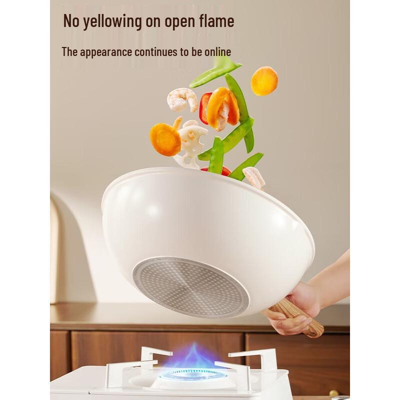 COOKER KING 32cm Non-stick Maifan Stone Wok