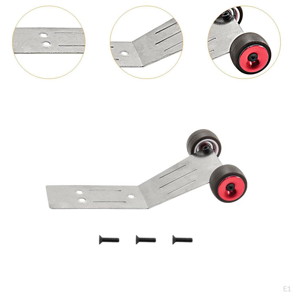 RC Wheelie Bar Heads Up Wheel Professional Easy To Install Part Upgrades for 1/10 DIY Accs