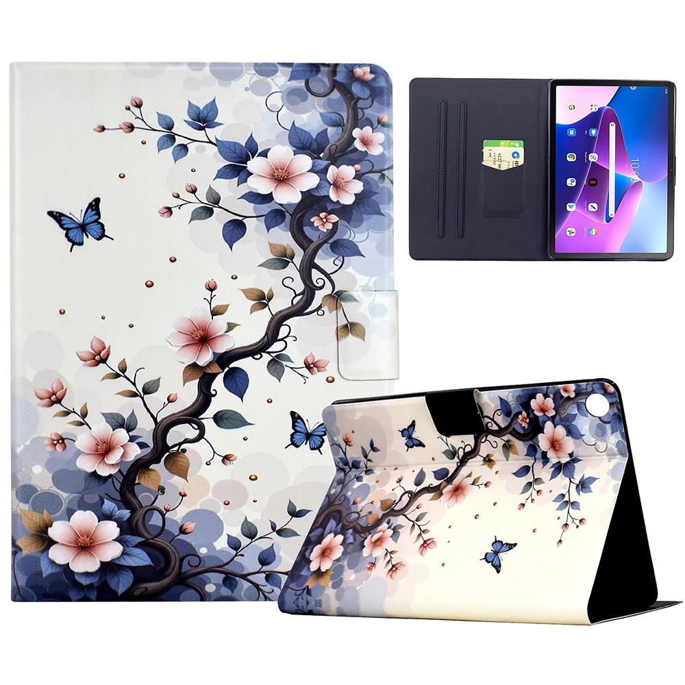 

Чохол-підставка для Lenovo Tab M10 Plus (3-й ген) Чохол-книжка зі шкіри для планшета з друком візерунка та функцією автоматичного пробудження/засинання C