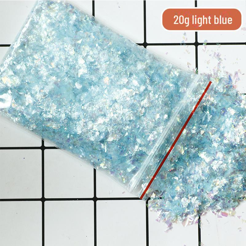 13 Colors 20g Crystal Glue Slime Sealer: Candy, Shredded Paper, Shell Paper Decoration DIY Material