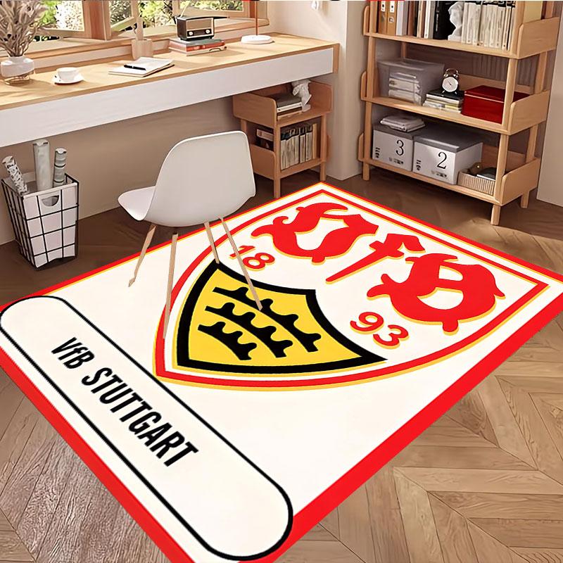 VfB Stuttgart Print Rug, Washable Floor Carpet, For Entryway Dorm Laundry Room Office Study, Home Decor Birthday Christmas Gift