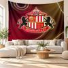 Sunderland Football Wall Tapestry, Soft Fabric Wall Hanging, Decorative Backdrop For Bedroom Home Wall Art