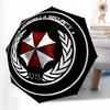 Regenschirm Security US Abzeichen Aufkleber Decal - WasserdichtLanglebigRegenschirm, Tragbarer 3-fach Kompakter Regenschirm für Männer & Frauen Geschenk