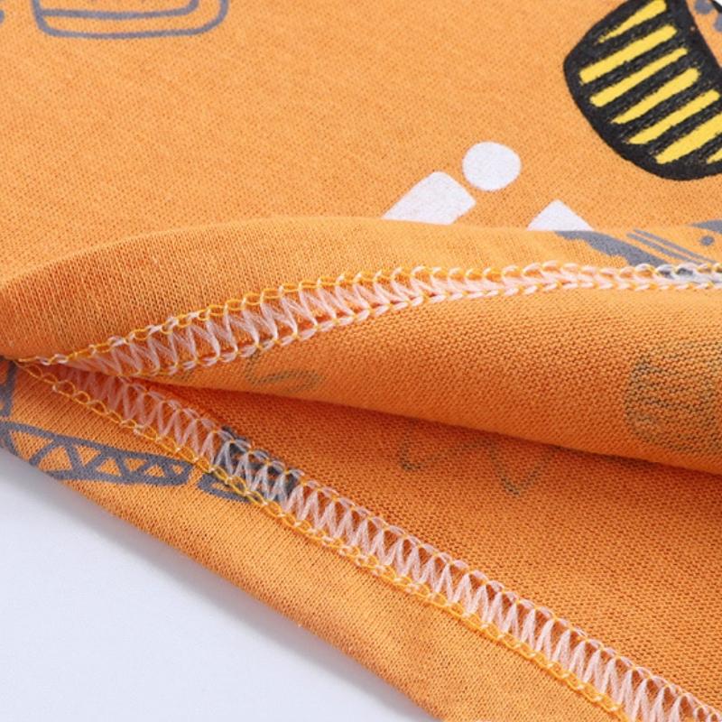 Nuova T-shirt Casual per Bambini Stampa Cartone Animato Carina T-shirt Manica Corta Top Confortevoli Con Pantaloncini Abbigliamento Estivo per Bambini Piccoli