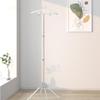 Floor Stand Clothes Steamer Holder With Handheld Ironing Pad Optional Foldable Home Hanger