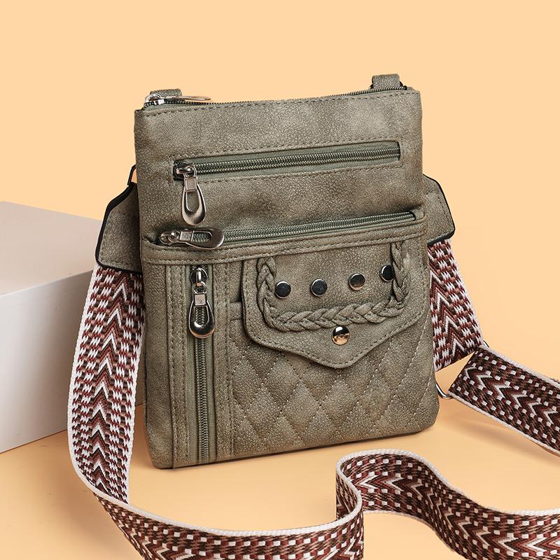 Fashionable Women's Shoulder Bag, PU Leather Phone Bag, Retro Crossbody Bag Suitable for Daily Use, Shopping, Commuting