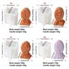 Creative Resin Candle Molds Decorative  Bees Flower Relief Candle Silicone Mold for Candle Making Supplies