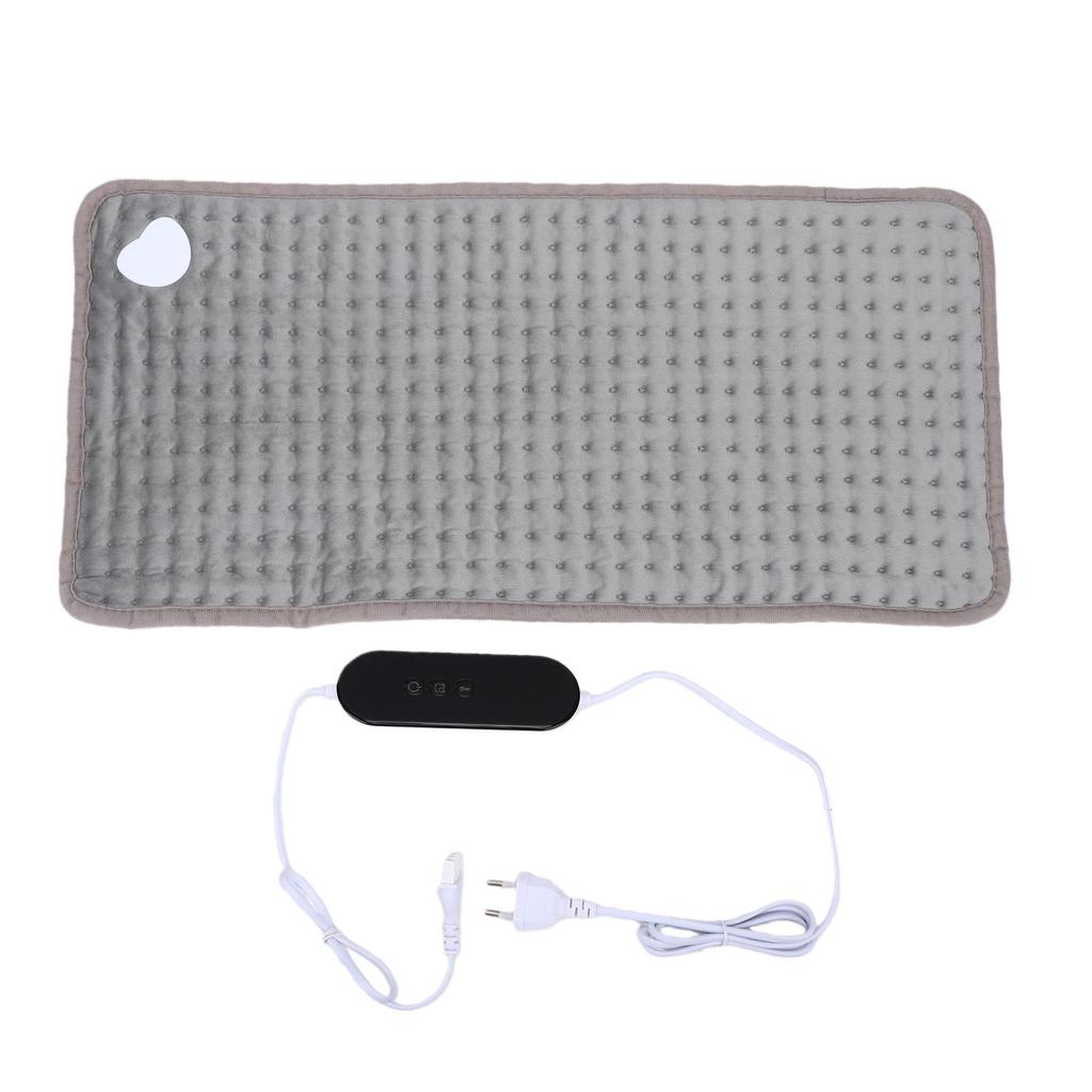 Heating Pad Flannel 9 Temperature Settings Portable Electric Throw Heating Pad with 4 Timers for Waist Back Neck Knee