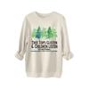 Tree Tops Glisten Kids Thick Sweatshirt Comfortable Fashion Printed Pullover