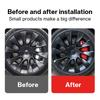 Heenvn Brake Caliper Covers For Tesla Model Y Juniper 2025 2026 Aluminum Alloy Wheel Hub Set Car Calliper Modification Exterior