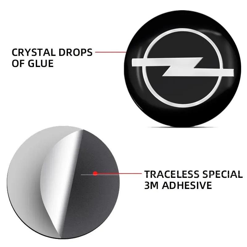 Metal Car Key Badge Emblem Replacement Auto Key Stickers For Opel Corsa Astra Mokka Grandland X Insignia Zafira Vivaro Combo