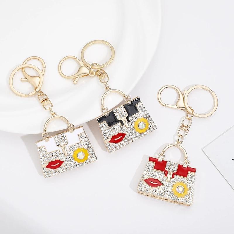 Fashion Cute Crystal Women Rhinestone Bag Lady Wedding Jewelry Trinket Car Girl Gift Bag Charm