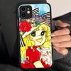 Manga Candy Für iPhone 15 16 Pro Max 11 12 13 14 XS XR X Plus 16E Matt Transluzente Handyhülle