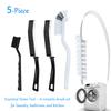 Washing Machine Cleaning Brush,Dryer Vent Cleaner Kit,Crevice Brush for Bathroom, Shower  Kitchen - Scrub Brushes with Handle