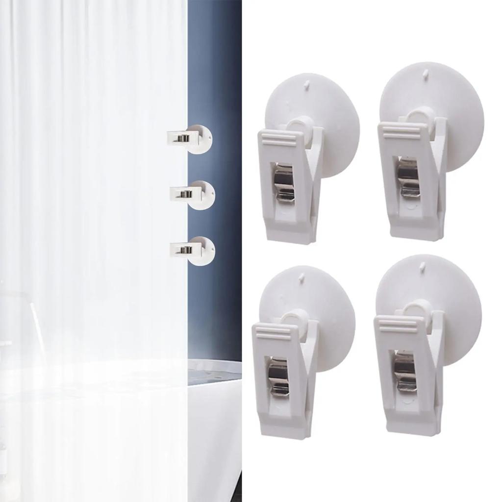 4x Suction Cup Clips Parking Ticket Holder Strong Reusable Card Holder for Glass Window Aquarium Business Office Car Windscreen