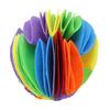 Rainbow Multicolor Snuffle Ball Plush Fleece Pet Puzzle Ball Enrichment Ball  Energy Consuming