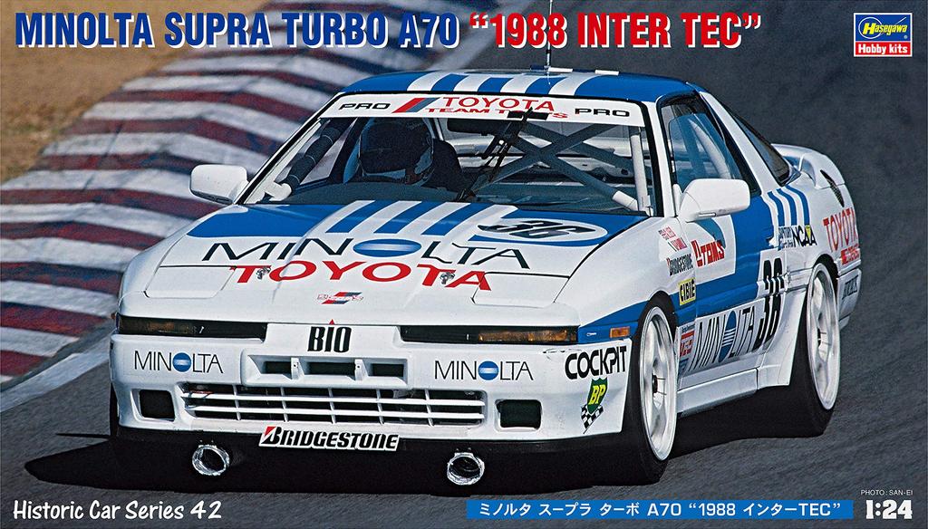 Hasegawa Minolta Supra Turbo A70 1988 InterTEC 1/24