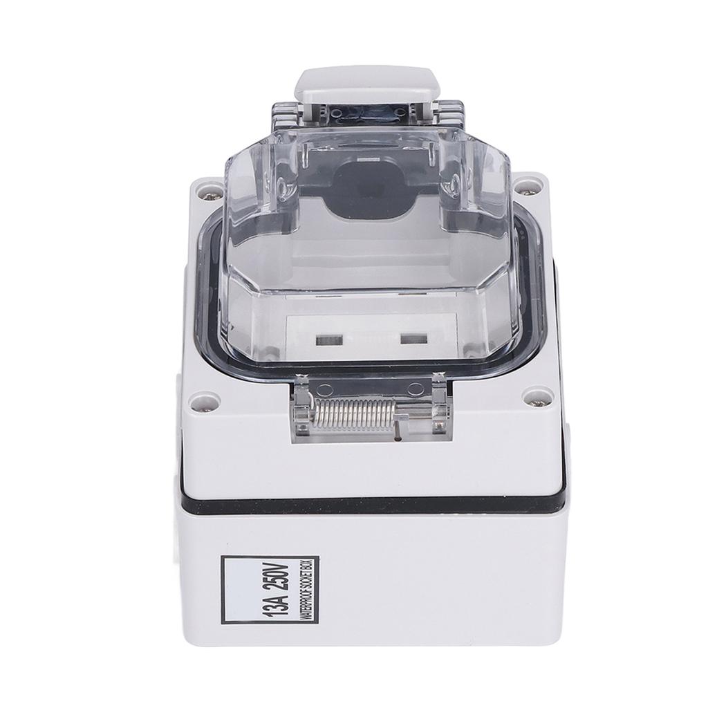 Weatherproof In Use Outlet Outside Use Socket for Garden Commercial Applications IP66 250V 13A