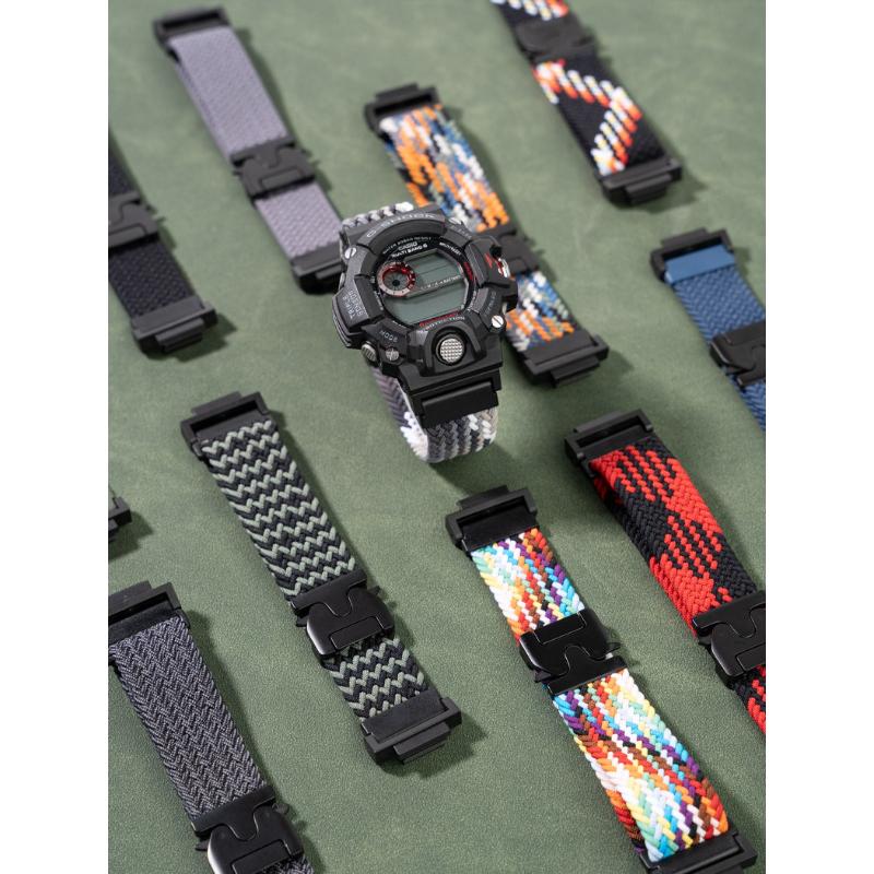 For Casio G-SHOCK GA100 110 120 GA2100 DW5600 GM110 GW5600 watchband 16mm nyoln woven watch strap magnetic buckle wristband