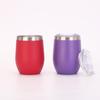 12oz Eggshell U-Shaped Stainless Steel Vacuum Insulated Cup - Customizable Red Wine Glass