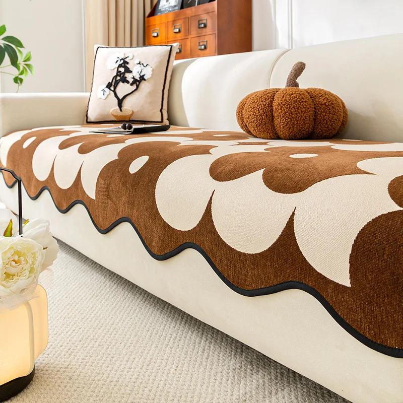 2025 New Chenille Special-shaped Sofa Cushion Four Season Universal Dustproof Sofa Classical High-end Non-slip Sofa Cover Cloth