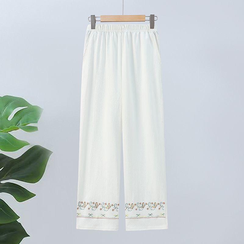 Summer Clothing New Women's Pants 9 Minutes Summer Pants Thin Loose Fit