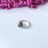 Silver Ring with Cubic Zirkonia, Product Weight 4.85 G (2143437)