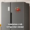 Yousheng Simulated Crab Refrigerator Magnet Movable Joints Realistic Home Office Kitchen Locker Fridge Magnetic 3D Crab Decoration Ornament