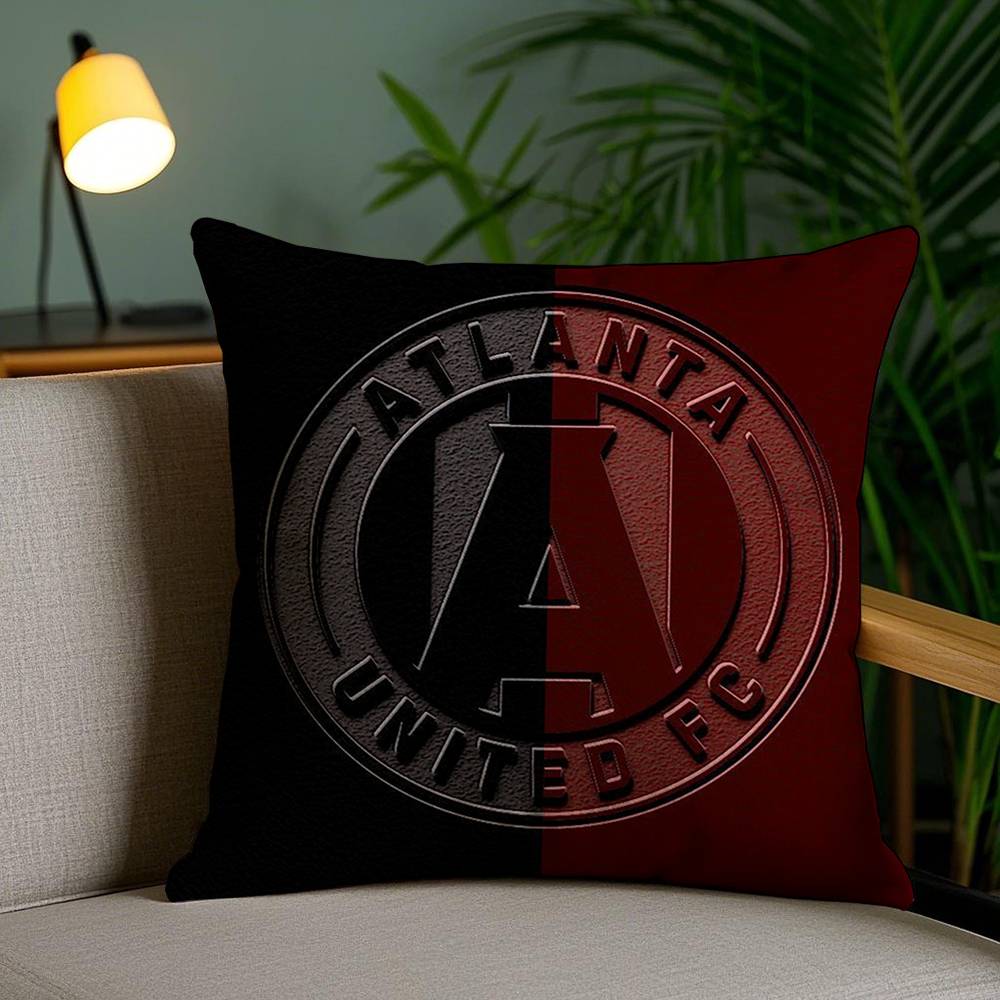 American Cities Atlanta Pillow Case Sofa Short Plush Double-sided HD Printing Room Home Office Gift Cushion Cover