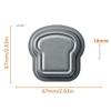 1/6 Pcs Carbon Steel Cake Mold Toast Bread Pattern Madeleine Muffin Pan for Desserts Sandwiches Kitchen Baking Accessories