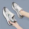 Women's Lace-up Casual Sports Shoes Non-slip Soft-soled Running Shoes Flying Mesh Dad Shoes