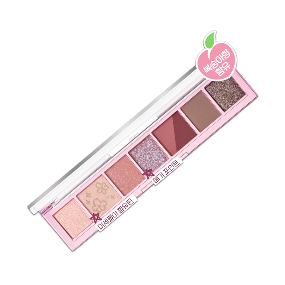 Peripera All Take Mood Palette 008 Burgundy with Peach Blossom Eyeshadow Palette + Free Color Mascara 008 Burgundy with Peach Blossom