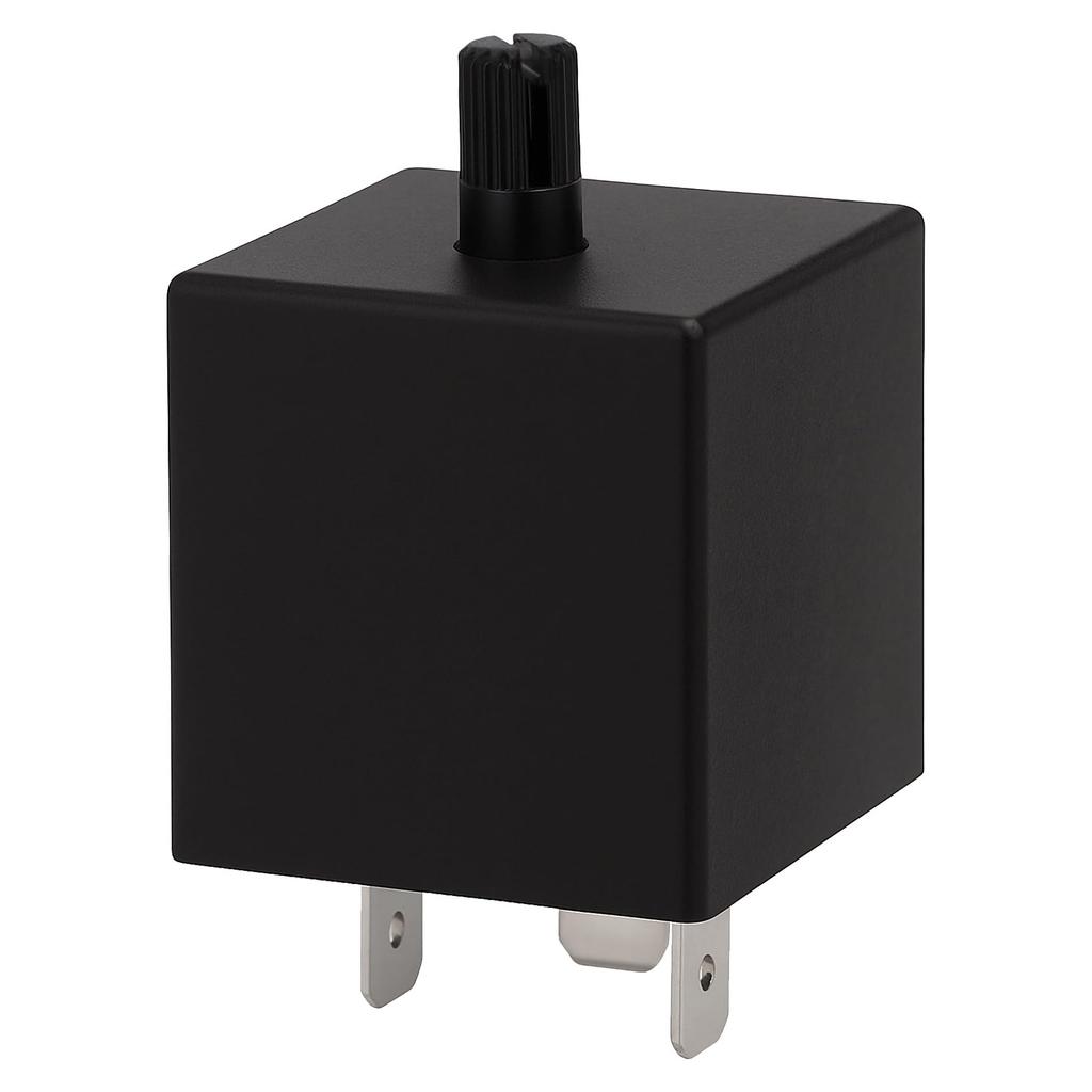 Weasch LED Flasher Relay, CF-13KT, 3 Pin, 0.1W-150W C/m, Universal Electronic Adjustable Frequency Turn Signal Light Blinker Flasher Relay