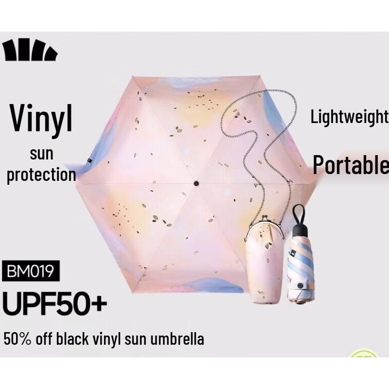 Beneunder 5-Fold Compact UV Protection Umbrella