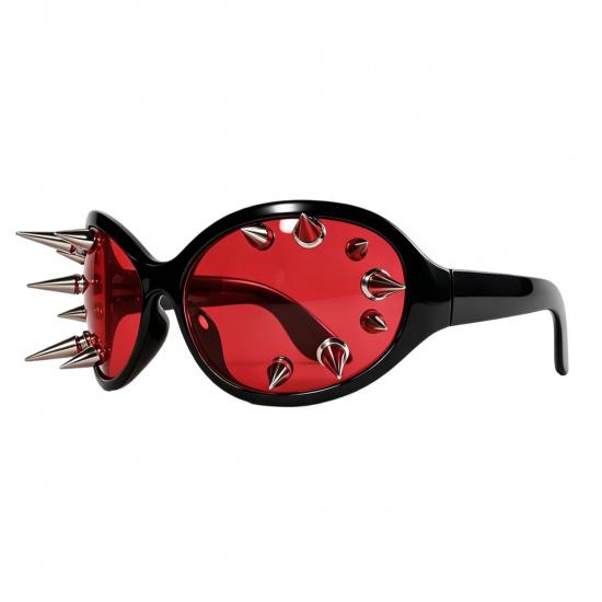 New European and American style, quirky and cool glasses, cyberpunk-style devil glasses, party sunglasses, party eyewear