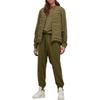 Y-3 FW22 Solid Color Drawstring Cuffed Sweatpants Men bottoms Green HT4475
