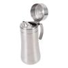 Stainless Steel Olive Oil Dispenser Bottle Vinegar Can Pot Leakproof Oil Container with Lid for Kitchen Cooking BBQ