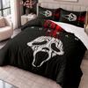 Scream Ghostface 3Pcs Bedding Set Duvet Cover With Two Pillowcases For Bedroom Home Decoration