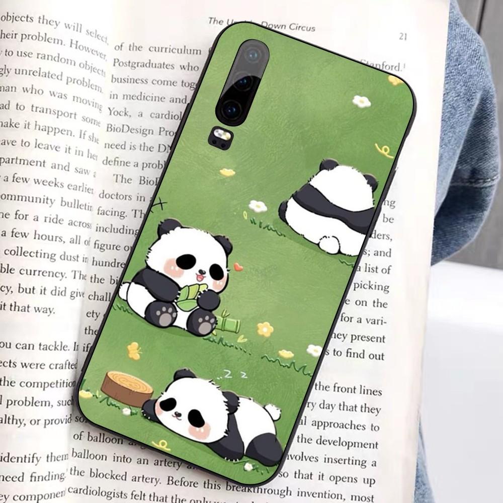 Cartoon Lovely Panda Phone Case For Huawei Honor 10 Lite 9 20 7A 9X 30 50 60 70 Pro Plus Soft Silicone Cover