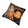 Team Punch Baby Affe Punch Kissenbezug Druck Polyester Kissenbezug Geschenk Kissenbezug Abdeckung Bett Quadratisch 45x45cm